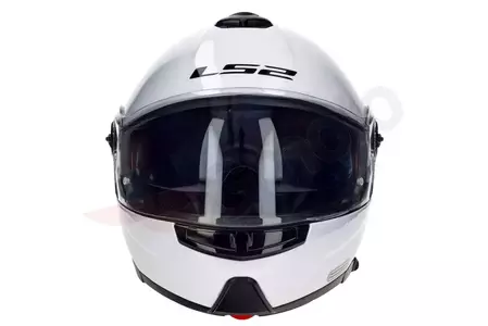 LS2 FF325 STROBE SOLID WHITE M casco moto jaw-3