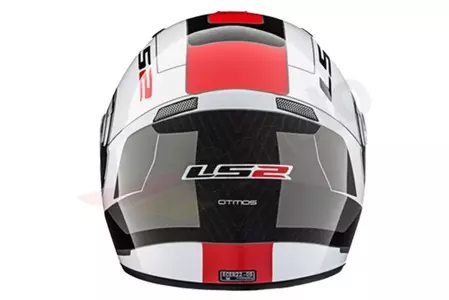 Kask integralny LS2 FF352 ATMOS WHITE RED XS-2