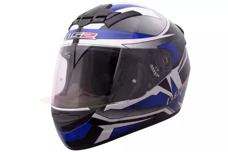 Motociklistička kaciga koja pokriva cijelo lice LS2 FF352 ROOKIE GAMMA B/BLUE L-1