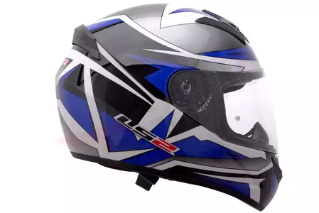 Motociklistička kaciga koja pokriva cijelo lice LS2 FF352 ROOKIE GAMMA B/BLUE L-2