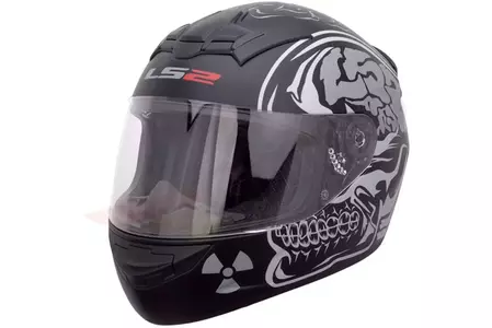 Motociklistička kaciga koja pokriva cijelo lice LS2 FF352 ROOKIE X-RAY MATT BLACK XS-1