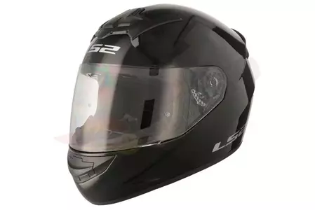LS2 FF352 Rookie Single Gloss black S motociklistička kaciga koja pokriva cijelo lice-1