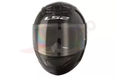 LS2 FF352 Rookie Single Gloss black S motociklistička kaciga koja pokriva cijelo lice-2