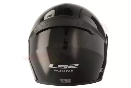 LS2 FF352 Rookie Single Gloss black S motociklistička kaciga koja pokriva cijelo lice-4