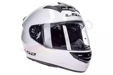 Motociklistička kaciga koja pokriva cijelo lice LS2 FF352 SINGLE WHITE L-3