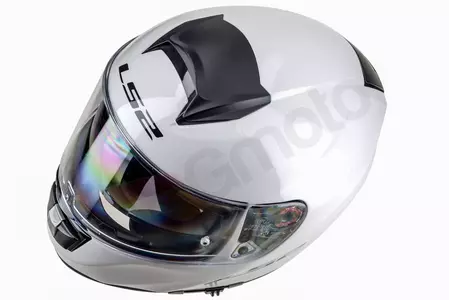 LS2 FF397 VECTOR SOLID WHITE XXS casco moto integrale-11
