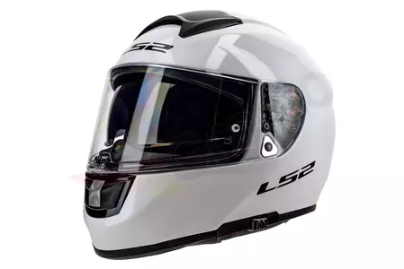 LS2 FF397 VECTOR SOLID WHITE XXS casco moto integrale-2