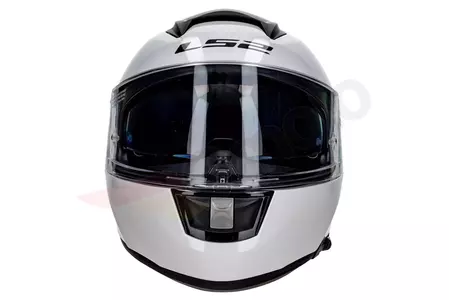 LS2 FF397 VECTOR SOLID WHITE XXS casco moto integrale-3
