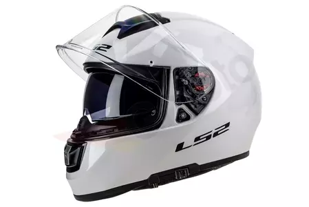 Kask motocyklowy integralny LS2 FF397 VECTOR SOLID WHITE XS-1