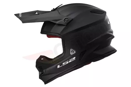 LS2 MX456 SINGLE MONO MATT NEGRO M casco moto enduro-2