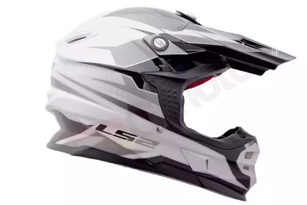LS2 MX456.48 FACTORY BLANCO NEGRO TITANIO XS casco moto enduro-2