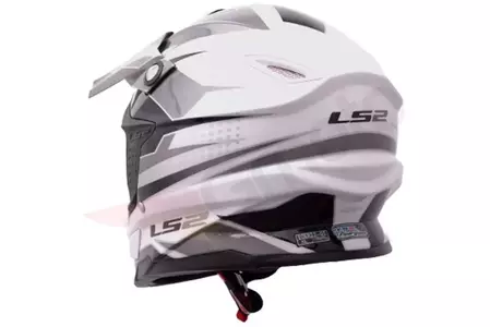 LS2 MX456.48 FACTORY BLANCO NEGRO TITANIO XS casco moto enduro-3