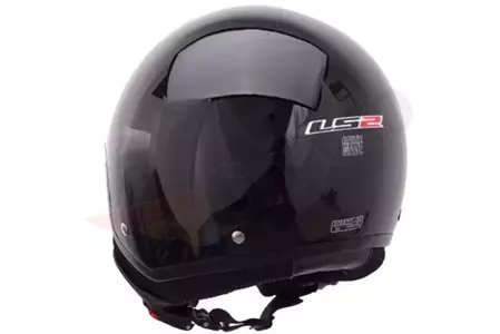 LS2 moto casco abierto OF561.1 WAVE nuevo NEGRO XS-3