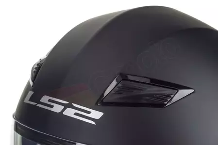 LS2 OF569.2 TRACK MATT BLACK XS motorcykelhjelm med åbent ansigt-9