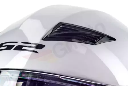 LS2 OF569.2 TRACK SOLID WHITE XL motorcykelhjälm med öppet ansikte-8