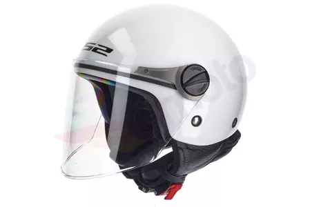 LS2 OF575 WUBY JUNIOR WHITE S casco de moto infantil abierto-2