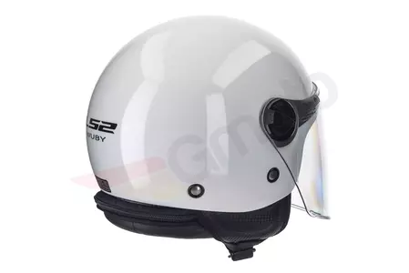 LS2 OF575 WUBY JUNIOR WHITE S casco de moto infantil abierto-5