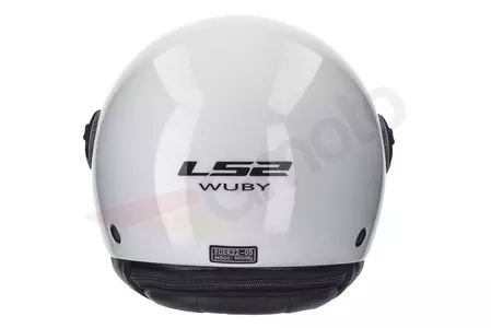 LS2 OF575 WUBY JUNIOR WHITE S casco de moto infantil abierto-6