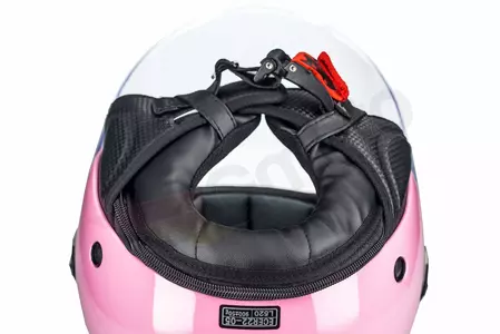 LS2 OF575 WUBY JUNIOR PINK M casco de moto abierto para niños-10