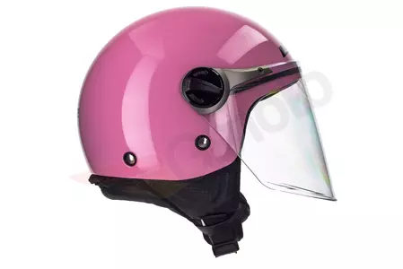 LS2 OF575 WUBY JUNIOR PINK M casco de moto abierto para niños-4