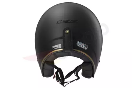 LS2 OF583.1 BOBBER MATT BLACK S casco de moto abierto-2