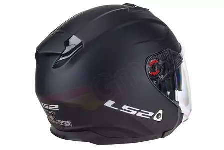 LS2 OF521 INFINITY SOLID MATT BLACK XS motorcykelhjälm med öppet ansikte-5