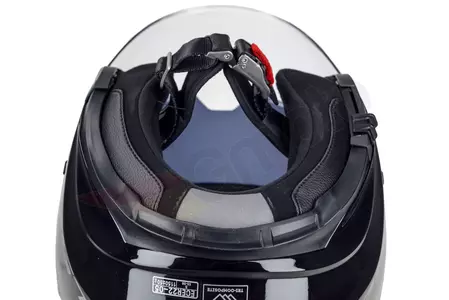 LS2 OF521 INFINITY SOLID BLACK S casco de moto abierto-10
