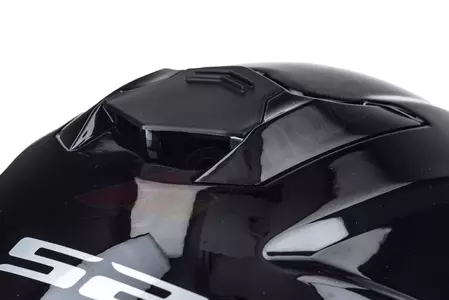 LS2 OF521 INFINITY SOLID BLACK S atviro veido motociklininko šalmas-7
