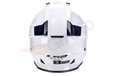 LS2 MX437 FAST EVO SOLID WHITE M capacete para motas de enduro-7