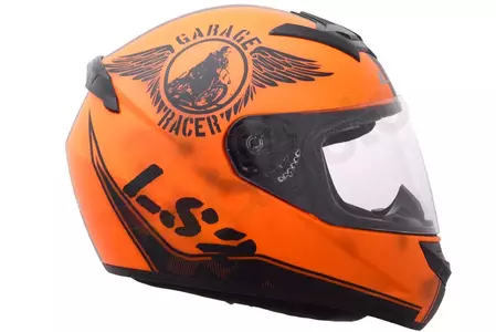 Motociklistička kaciga koja pokriva cijelo lice LS2 FF352 ROOKIE FAN MATT ORANGE S-2