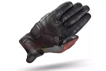 Shima Caliber hnedé rukavice na motorku S-2