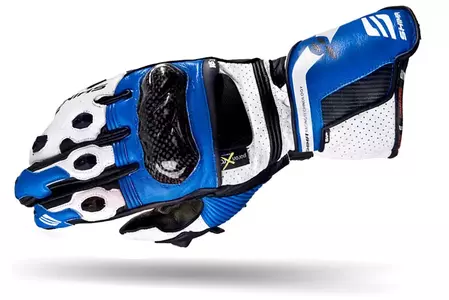 Rękawice motocyklowe Shima RS-1 biało niebieske XXL-1