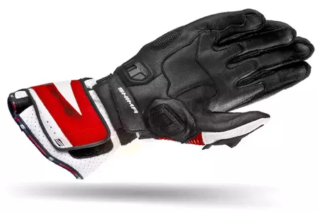 Motociklističke rukavice Shima RS-1, bijele i crvene L-2