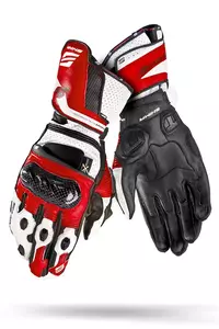 Motociklističke rukavice Shima RS-1, bijele i crvene L-3