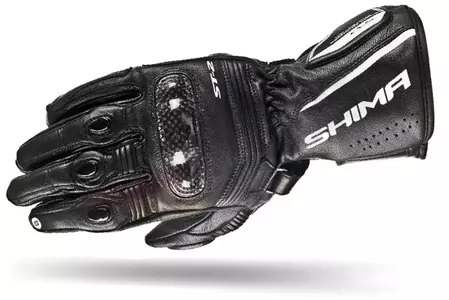 Motorrad Handschuhe Herren Shima ST-2 schwarz S-1