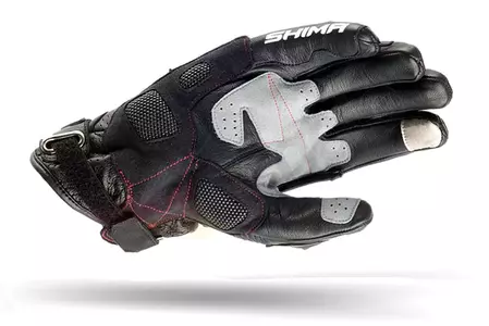 Γάντια μοτοσικλέτας Shima XRS μαύρο και λευκό XXL-3