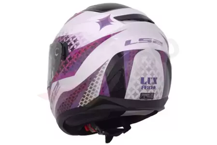 Motociklistička kaciga koja pokriva cijelo lice LS2 FF320 STREAM LUX WHITE PINK L-3