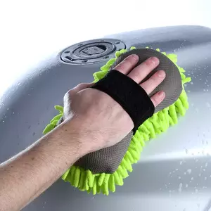 Reinigungshandschuhe Reinigung Wash Handschuhe blau zum Reinigen und Polieren-3