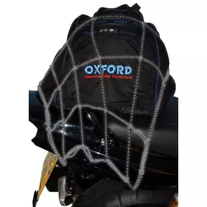 Oxford bagagenet 6 haken fluorescerend