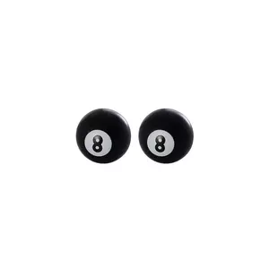 Oxford 8 Ball Ventilkappen 2 Stück schwarz - OF892