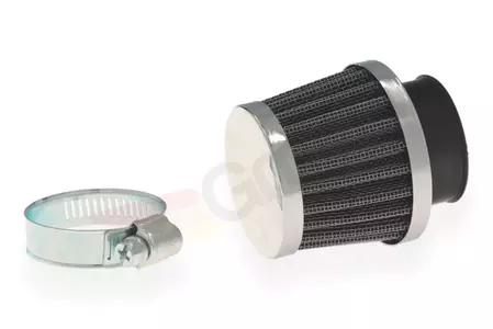 Stožčasti zračni filter 32 mm krom-4