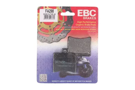 Plaquettes de frein EBC FA 298 (2 pièces) - FA298