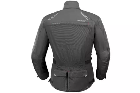 Motociklistička jakna Buse Adventure crna i siva 60-4