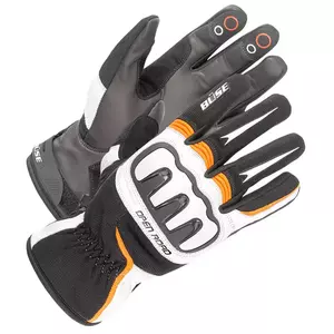 Buse Open Road Sport rukavice na motorku čierne, biele a oranžové 11-1