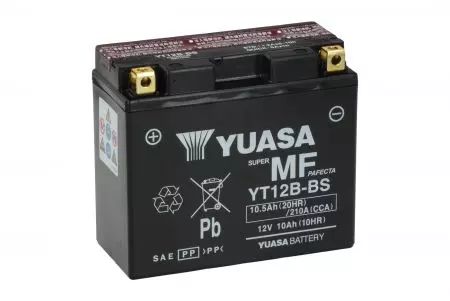 Underhållsfritt 12V 10Ah Yuasa YT12B-BS-batteri-2