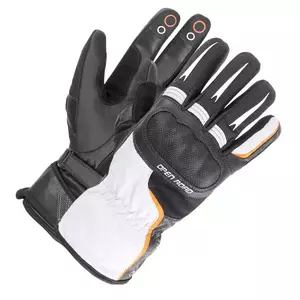 Buse Open Road Touring γάντια μοτοσικλέτας μαύρο και άσπρο 13-1