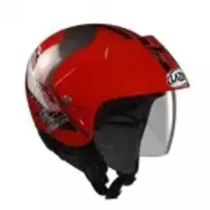 Capacete de motociclismo aberto Lazer Be-Bop Talas vermelho XS - BEBOP.TAL.RED XS
