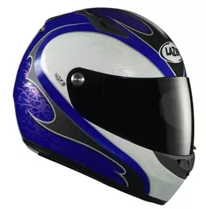 Capacete integral de motociclista Lazer Kestrel Ivy azul cinzento L-1