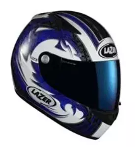 Lazer Kestrel Phoenix capacete integral de motociclista branco azul L-1