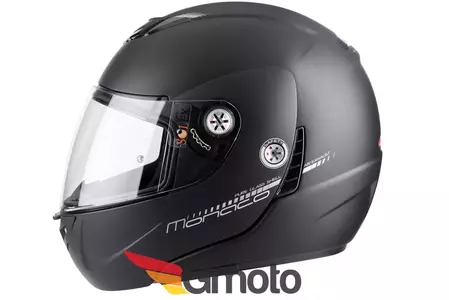 Kask motocyklowy szczękowy Lazer Monaco Pure Glass Czarny/Matowy S-2